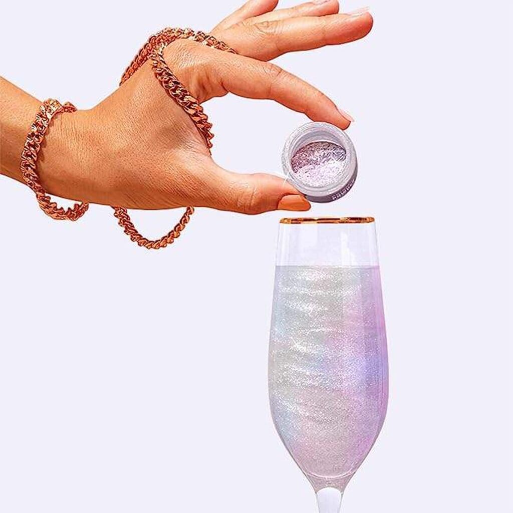 Menu Paillettes Comestibles Paillettes Comestibles Cocktail Sans Goût - Arc en Ciel Irisé – Image 2