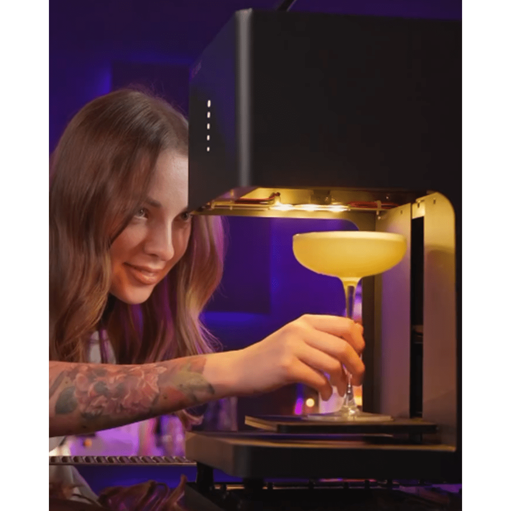 Machine Imprimante Alimentaire PRO Monochrome 9 Machine Imprimante Alimentaire Professionnelle sur Mousse pour Cocktails et Cafés – Image 6