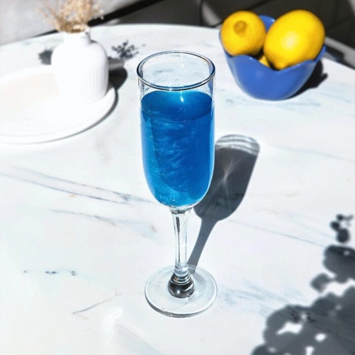 Paillettes Comestibles Cocktail Sans Goût Bleu - Sachet 12g – Image 2