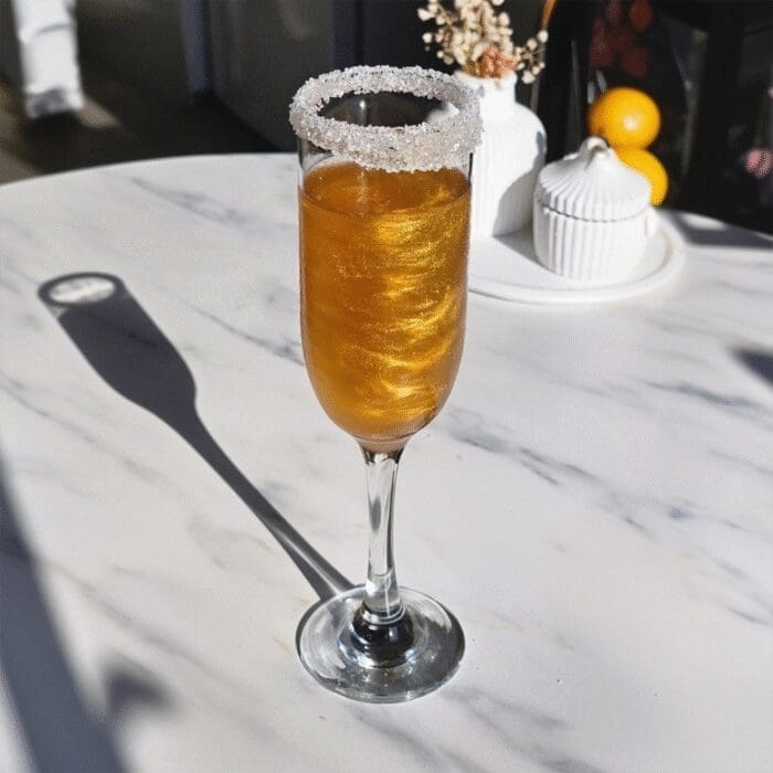 Paillettes Comestibles Cocktail Sans Goût Or- Sachet 12g – Image 2