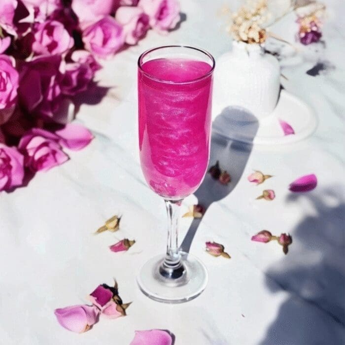 Paillettes Comestibles Cocktail Sans Goût Rose Fushia - Sachet 12g – Image 2