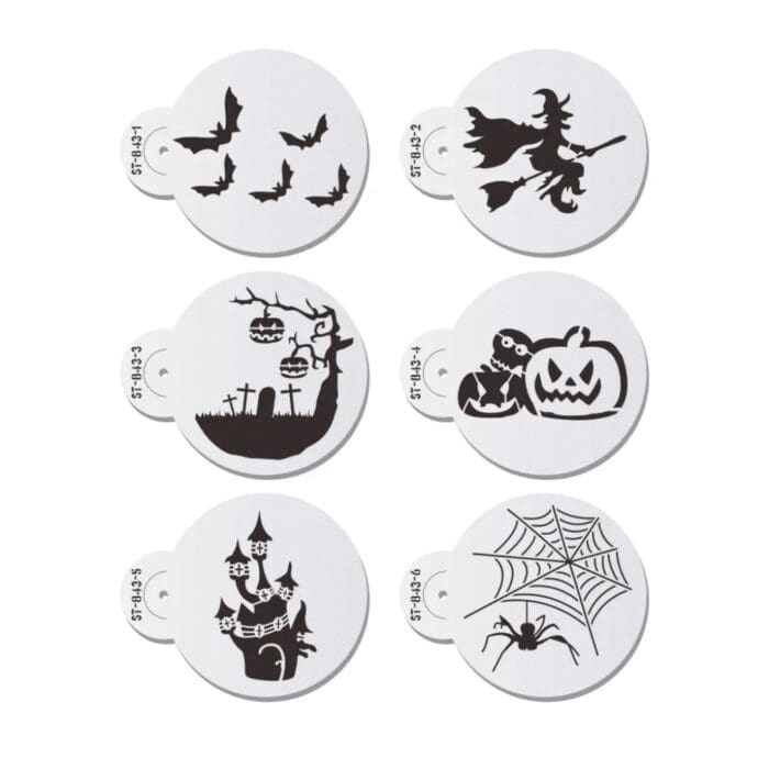 Pochoir pour Halloween (x6) – Image 1
